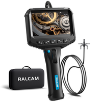 Endoscope Usb industriel à 2 voies 8mm avec caméra étanche Hd Caméra de vidange articulée OEM pour l'inspection des pipelines
