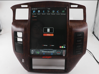 Écran Tesla 12,1 pouces couleur bois pour Nissan Old Patrol Y61 avec navigation GPS et Wifi Lecteur DVD de voiture