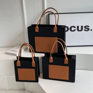 Bolsa de Mano de Fieltro Unisex Plegable, Resistente y de Alta Calidad, con Tamaño/Color Personalizado, para Uso Diario - Product Image 5