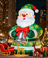 Personnages de Noël gonflables amusants, Père Noël gonflable, décoration pour les fêtes