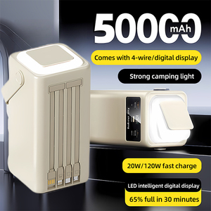 <span class=keywords><strong>Meilleur</strong></span> vendeur extérieur 30000 50000 Mah Power Bank 30000mah 50000 mAh <span class=keywords><strong>batterie</strong></span> <span class=keywords><strong>externe</strong></span> de voyage grande capacité chargeur PowerBank - Product Image 5