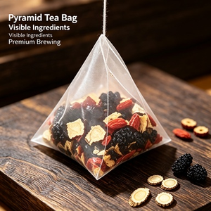 ชาพรีเมียมโสมห้าสมุนไพร MWTEA ชาบำรุงกำลังสำหรับผู้ชาย บำรุงไต ด้วยมาคา โกจิเบอร์รี่ พุทราแดง ปราศจากน้ำตาล บรรจุในถุงชาแบบ OEM - Product Image 5