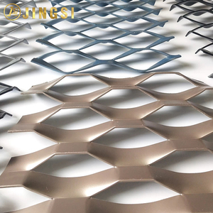 Thép không gỉ nhôm kim cương <span class=keywords><strong>S</strong></span> Nhà cung cấp HAPE kéo dài mở rộng lưới kim loại với thẩm mỹ hấp dẫn - Product Image 1