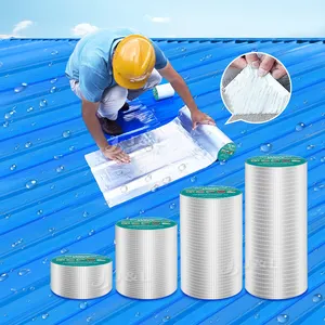 New Super Strong Aluminium Foil Butyl Rubber Waterproof Tape For Metal Roof