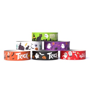 Pulseras de Silicona Personalizables de Halloween para Hombres y Mujeres con Patrones de Calabaza y Murciélago, Pulseras de Goma para Fiestas, Promocionales y Personalizables - Product Image 5