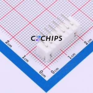 ZX-HA2.54-7PWZ Wire-to-Board Pin Header Bent Lead Through Hole,P=2.54mm Connector 1x7P 2.5mm Right Angle Insert XHB - Product Image 2