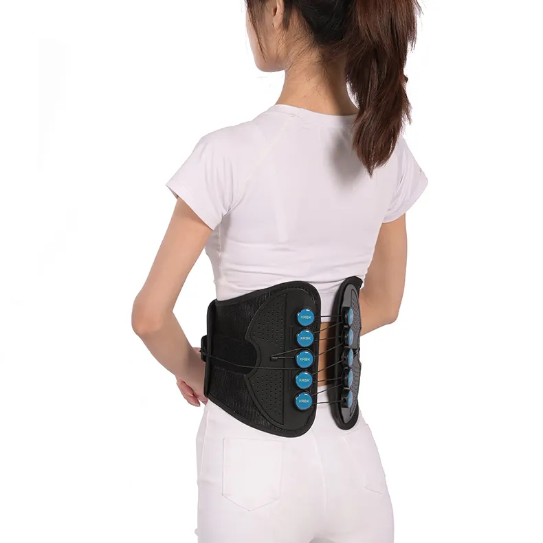 Cintura di supporto lombare medica regolabile cintura di supporto per la parte bassa della schiena supporto per la schiena per adulti