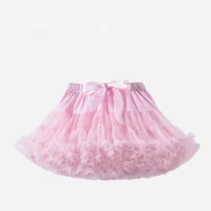 Wholesale Best Selling New Summer Lolita Style Women Tutu Skirt Girls Elastic Waist Tulle Fluffy Skirts