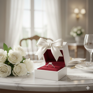 Boîte à bijoux en papier <span class=keywords><strong>bleu</strong></span> royal de qualité supérieure pour l'emballage de colliers de haute joaillerie avec impression de logo personnalisé - Product Image 2