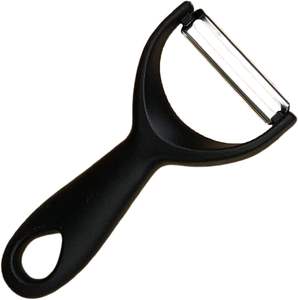 Best Selling Stainless Steel Y-Shaped <b>Vegetable</b> <b>Fruit</b> Sharp Peeler Grater Slicer Kitchen Gadget Black Plastic PP Handle Direct - Product Image 1