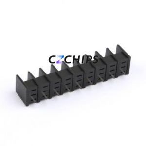 MX25S-7.62-09P-BK01-Cu-S-A Barrier Terminal Block Through hole,P=7.62mm Connector Two Sides 7.62mm 1x9P Straight Pin - Product Image 2