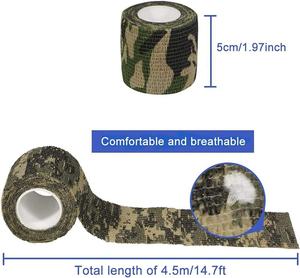 3 rouleaux de ruban adhésif camouflage pour fusil de chasse Design camouflage Bandage cohésif - Product Image 2