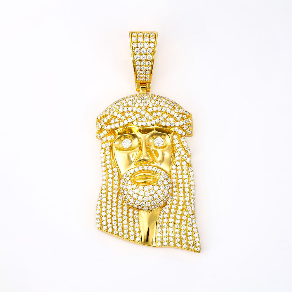 Gold Color Jesus Pendant
