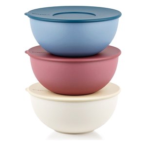 <b>Set</b> contenitori alimenti 3 pz (900ml) EVERYWHERE BIO Colori assortiti 29268752 - Product Image 1