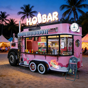Premium Mobile Food <b>Trailer</b> with Full Kitchen Equipment CE Approved for Sale - Product Image 1