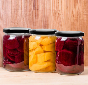 Vendita calda trasparente rotondo bocca larga barattolo di <span class=keywords><strong>vetro</strong></span> barattoli per conserve per marmellata di miele salsa sottaceto con coperchio <span class=keywords><strong>in</strong></span> metallo 250 <span class=keywords><strong>ml</strong></span> <span class=keywords><strong>500</strong></span> <span class=keywords><strong>ml</strong></span> 8 oz 16 oz - Product Image 3