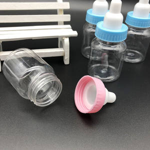 Boîte à bonbons en plastique transparente pour le premier anniversaire de bébé pleine lune <span class=keywords><strong>cadeau</strong></span> de retour de douche de bébé pour les fêtes Source de commerce extérieur - Product Image 3