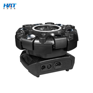 Luz Móvil de Cabeza con Haz Láser de Seis Brazos HAT LED RGBW de 150W, Efecto de Iluminación Estroboscópica DMX para Discotecas, DJ, Bares y Fiestas - Product Image 3