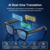 Lunettes de soleil intelligentes IA avec caméra 8MP, vidéo HD 1200P, traduction en temps réel, commande vocale, audio à oreille ouverte, ENC, OEM, ODM, vente en gros