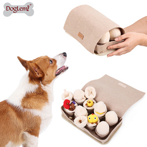 Jouets à mâcher pour animaux de compagnie écologiques personnalisés, jouet de puzzle pour chien, jouet en peluche durable en forme d'œuf avec un style mignon - Product Image 6