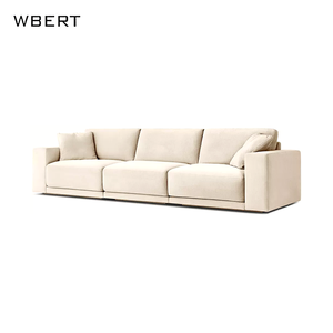 WBERT RhSupplier Norteamérica moderno personalizado <span class=keywords><strong>Bella</strong></span> Modular múltiples configuraciones tela sala de estar conjunto RH muebles sofá - Product Image 2