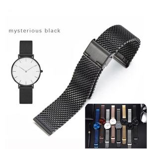 Bracelet de montre en acier inoxydable Milanaise personnalisé Besseron Watch Factory 18 mm 20 mm, respirant, amovible, en maille - Product Image 4