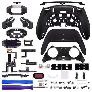 EXtremeRate Rubberized Black BEYOND Back Paddle Remap Upgrade Kit with OLED <b>Display</b> & Redesigned Ergonomic Grips for PS5 Edge - Product Image 2