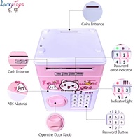 Coffre-fort électronique de qualité supérieure Lucky, grande boîte d'épargne, tirelire électronique ATM pour enfants