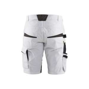 BLAKLADER - 109413301098C52 <b>Painters</b> shorts with stretch <b>White</b>/Dark grey - EAN 7330509748435 WORK TROUSERS WORK SHORTS - Product Image 2
