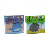 Libro de Baño Educativo de Espuma EVA Suave Estilo Edicart con Palabras Cotidianas para Niños, 2 Artículos, 0+8 Páginas, IT SonoUnLibroBagno144-19