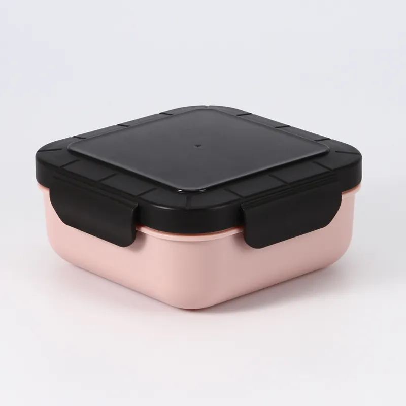1 Layer Leakproof Promotional Lunch Box For Children BPA Free Sandwich Plastic Sand Lunch Box Eco Bento Box Manufacturer