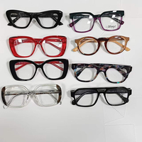 Montura de Gafas Graduadas Unisex de Acetato Grueso, con Bisagras de Resorte y Resistentes a Arañazos, Bajo MOQ, Suministro Directo de Fabricante