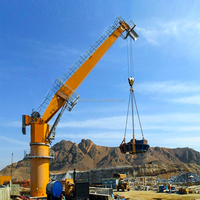 Grue de pont rigide marine personnalisée, équipement de levage hydraulique pour navires de marchandises