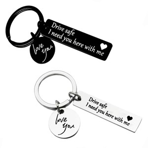 <span class=keywords><strong>Portachiavi</strong></span> in Acciaio Inossidabile Lucidato a Specchio con Stampa UV Personalizzata, Ideale come Regalo <span class=keywords><strong>per</strong></span> Coppie o come Accessorio Decorativo <span class=keywords><strong>per</strong></span> Auto - Product Image 1
