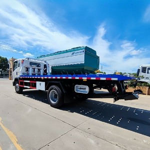 Factory Price HOWO 4X2 4 Tons 5Ton Slide <b>Flatbed</b> Tow <b>Truck</b> Road Wrecker <b>Truck</b> for Sale - Product Image 1
