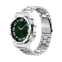 Atmungsaktive Edelstahl-Schutzhülle und Armband mit Faltschließe für Smartwatch 6 Classic 43mm/47mm