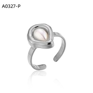 แหวนแฟชั่นประดับ PERLAS A0327 สำหรับผู้หญิง เครื่องประดับคุณภาพสูง - Product Image 1