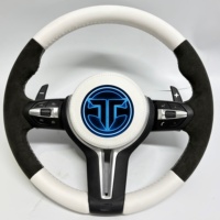 Volant en cuir de qualité supérieure pour BMW F10 F11 F15 F18 F20 F23 F25 F30 F32 F35 F40 F80 E84 E87 E90 E92 Accessoires intérieurs de voiture