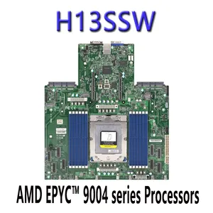 Tân trang lại h13ssw máy chủ Bo mạch chủ DDR5-4800MHz cho <span class=keywords><strong>AMD</strong></span> epyc 9004 Bộ vi xử lý LGA 1150 ổ cắm thử nghiệm trước khi vận chuyển - Product Image 2