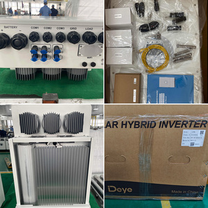 Deye Hot Sale Full Set Kit Hybrid-Solarstrom anlage 5kW 15kVA reine Sinus-Wechselrichter-Batterie Photovoltaik-Module für den Heimgebrauch - Product Image 6