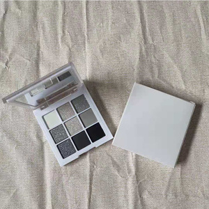 Custom Logo Private Label <strong>Eye</strong> <strong>Makeup</strong> 9 Color Vegan <strong>Silver</strong> and Grey Colors Smoky Eyeshadow Palette - Product Image 5