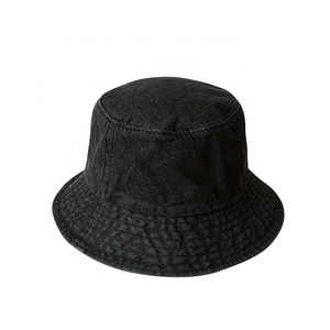 Sombrero de cubo personalizado de gama alta bordado Denim protección solar transpirable para pescadores uso al aire libre verano - Product Image 1