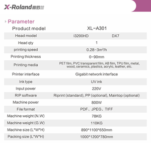 I3200 New <b>Compact</b> UV Inkjet Flatbed <b>Printer</b> Gigabit Network High-Speed 0.28-3/h Automatic Control for Gift - Product Image 4