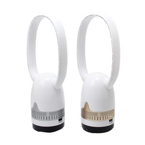 พัดลมตั้งโต๊ะไร้ใบพัด Am32 ขนาด 32 นิ้ว สีเงิน ลมธรรมชาติ พัดลมไฟฟ้าอัจฉริยะ พร้อมรีโมทคอนโทรล และฟังก์ชั่นส่ายหัว - Product Image 4