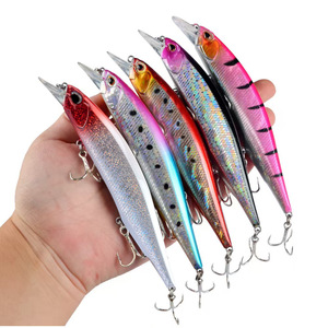 Señuelo de Pesca de Plástico de 13.4cm/17.5g para Pesca en el Mar, Señuelo Duro Tipo Minnow para Lanzamiento Largo, Venta al Por Mayor - Product Image 2