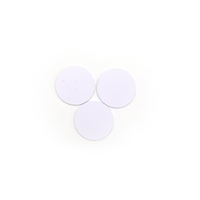 Nouveauté : Étiquettes de capteur RFID industrielles HINSON CNS-CRFID-09 13,56 MHz ISO15693 blanches, diamètre 25 mm, épaisseur 1 mm