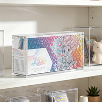 Étui de protection en acrylique magnétique puissant avec protection UV à 99 % pour la boîte SPC Scarlet Violet Prismatic Evolutions, collection maison, présentoir