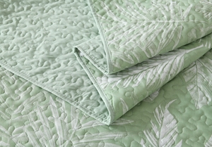 Moda Impreso Microfibra Poliéster Quitted 3PCs Colcha conjuntos Bedcoverlets - Product Image 4