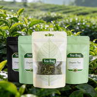 Sachet Doypack Personnalisé en Papier Kraft avec Fenêtre, Fermeture Zip Refermable, Emballage Alimentaire pour Grains de Café, Café Moulu, Produits de Boulangerie