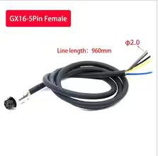 Gx16 2/3/4/5/6pin không thấm nước hàng không cắm ổ cắm kết nối dây nam nữ Cáp mông Doanh không khí cắm Adapter dây 1m - Product Image 4